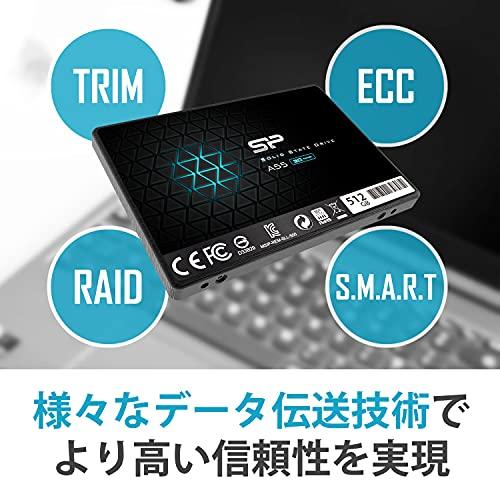 シリコンパワー SSD 2TB 3D NAND採用 SATA3 6Gb/s 2.5インチ 7mm PS4