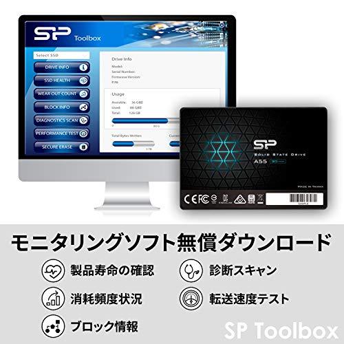 シリコンパワー SSD 2TB 3D NAND採用 SATA3 6Gb/s 2.5インチ 7mm PS4