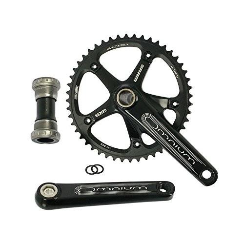 SRAM Omnium クランクセット 48T ボトムブラケット付 Yahoo!オークション - SRAM OMNIUM クランクセット 48T 165mm BB