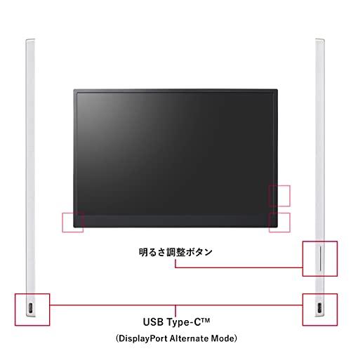 LG gram *view モバイルモニター/16型、WQXGA(2560*1600)、IPS/16：10/IPSパネル/ノングレア/USB Type-C*2(PD45Wまで)/16MR70｜days-of-magic｜06