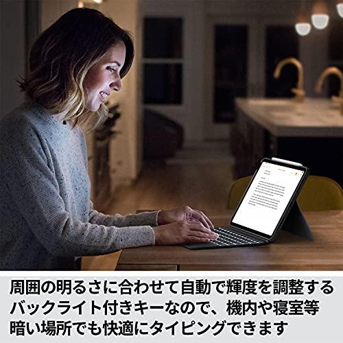 ロジクール Logicool iPad Air 10.9インチ 第5世代 第4世代 対応 トラックパッド付き キーボード一体型ケース Combo Touch iK1095GRAr 日本語キーボード スマー｜days-of-magic｜05