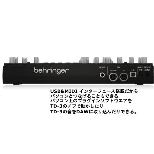 ベリンガー Behringer アナログベースラインシンセサイザー TD-3-BK｜days-of-magic｜02