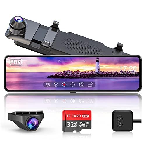 Changer ドライブレコーダー ミラー型 4K 伸縮式カメラ*4K解像度*Type 