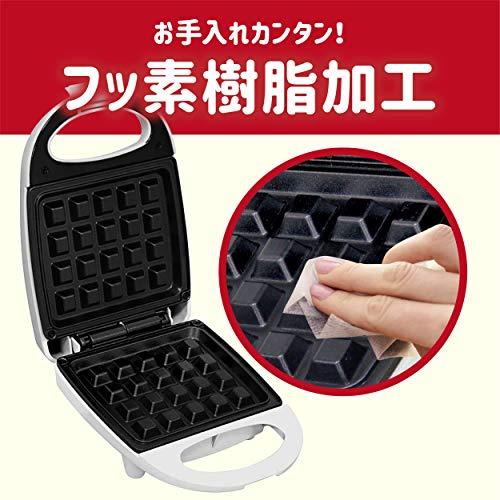 applife ワッフルメーカー 白 * ワッフル モッフル 簡単 時短 お菓子作り 電気式 焼きあがり3分 スピード調理 ホームパーティ イベント 自家製 おいしい 自動調｜days-of-magic｜06