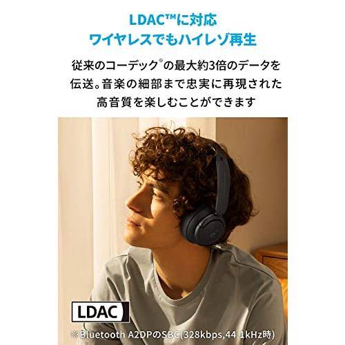 Anker Soundcore Life Q35 Bluetooth5.0 ワイヤレス ヘッドホン  LDAC対応 / ウルトラノイズキャンセリング / ハイレゾ対応 (ワイヤレス/有線) / 外音取り込みモ｜days-of-magic｜03