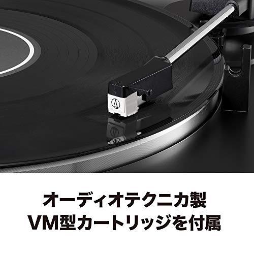 オーディオテクニカ フルオート レコードプレーヤー AT-LP60X 33/45回転対応 ベルトドライブ  国内正規品 ダークガンメタリック AT-LP60X DGM｜days-of-magic｜05