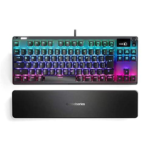 SteelSeries ゲーミングキーボード テンキーレス 赤軸 有線 日本語配列 