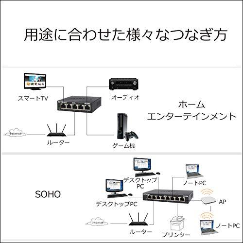 正規品  ネットギア NETGEAR スイッチングハブ 5ポート 1G 金属筐体 静音ファンレス メーカー3年保証 アンマネージスイッチ GS305-300JPS｜days-of-magic｜06