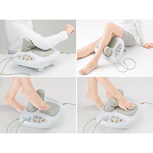 温風浴マルチマッサージャー ツイン・ビー TWINB MD-7955 (レッド＆ブラック) 