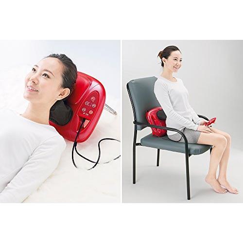 温風浴マルチマッサージャー ツイン・ビー TWINB MD-7955 (レッド＆ブラック) 