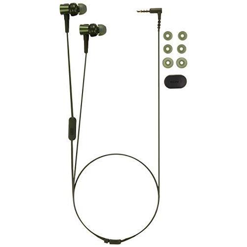 ソニー イヤホン 重低音モデル MDR-XB75AP : カナル型 リモコン・マイク付き グリーン MDR-XB75AP G MDR XB75AP