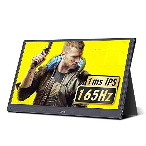 G Story 165hz 144hz ゲームモニター 15 6インチ 両面スタンドカ リモコン 薄型モバイルディスプレ 売り込み 1ms 内蔵スピーカー