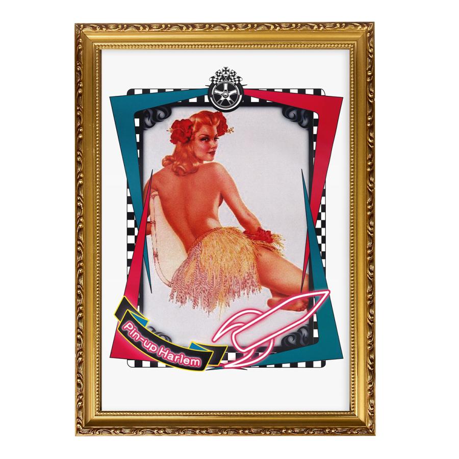 期間限定 未使用 高級 特大 額縁 アンティーク ビンテージ 木製 紐 ビンテージ風 A3用 額縁 木製フレーム 茶 ゴールド 31 オールディーズ