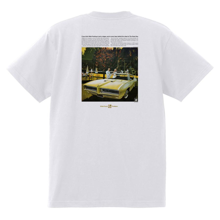 アドバタイジング ポンティアック 378 白 Tシャツ 黒地へ変更可能 