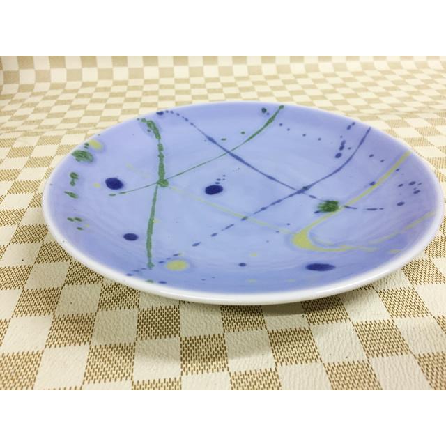 澤田痴陶人工房 中皿 煮魚 青系 1枚 伊万里陶苑 痴陶人 【CF-021-20 