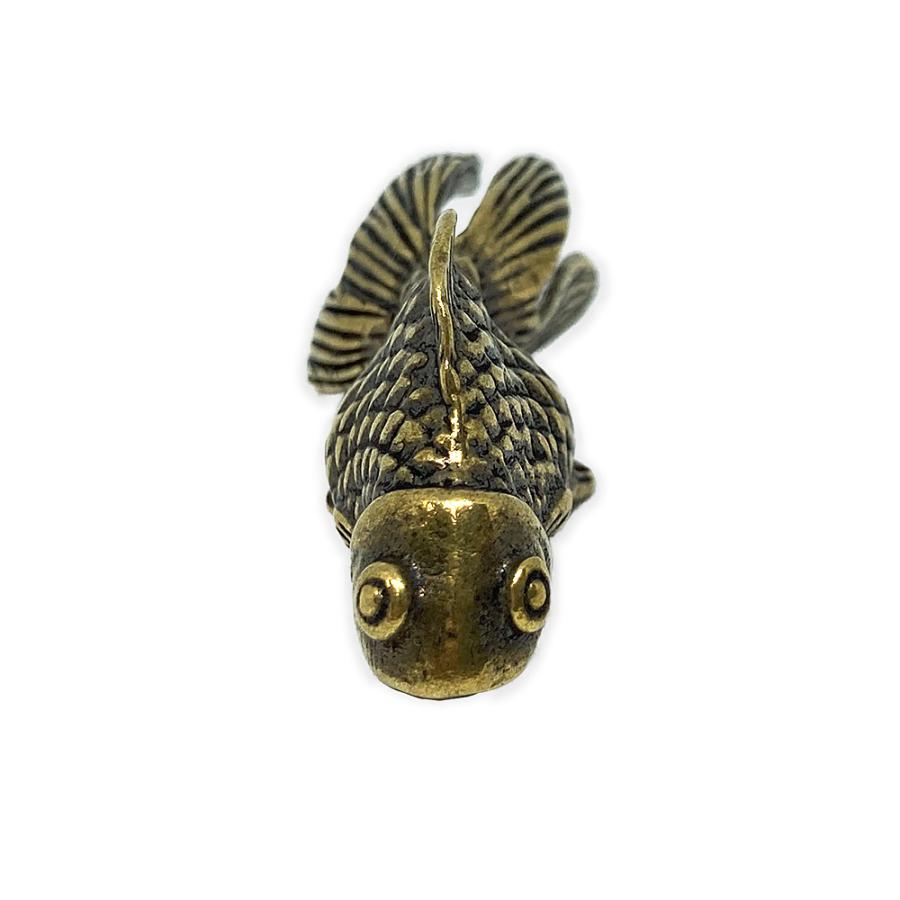 金魚 リュウキン 琉金 ブラス 真鍮製 置き物 オブジェ 置物 水槽