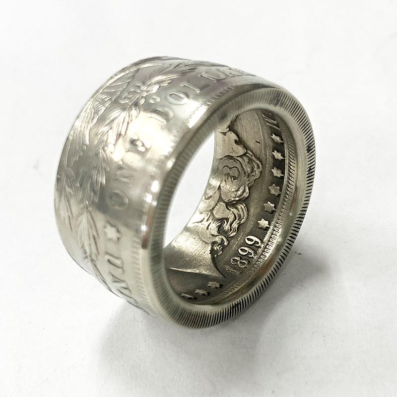 1899年 モルガン 観賞用コインリング 24号 1ドル銀貨 モーガン morgan