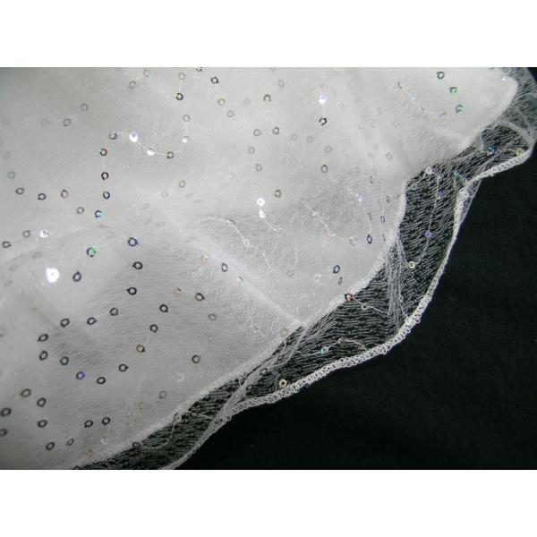 値下 1/3 ドール用 ホワイト ドレス 40 ロング サテン ラメ フランス