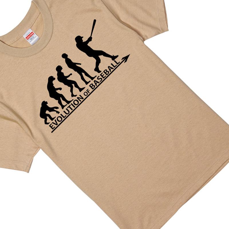 進化 EVOLUTION Tシャツ 野球 ベースボール バッター ( 白 ライト 