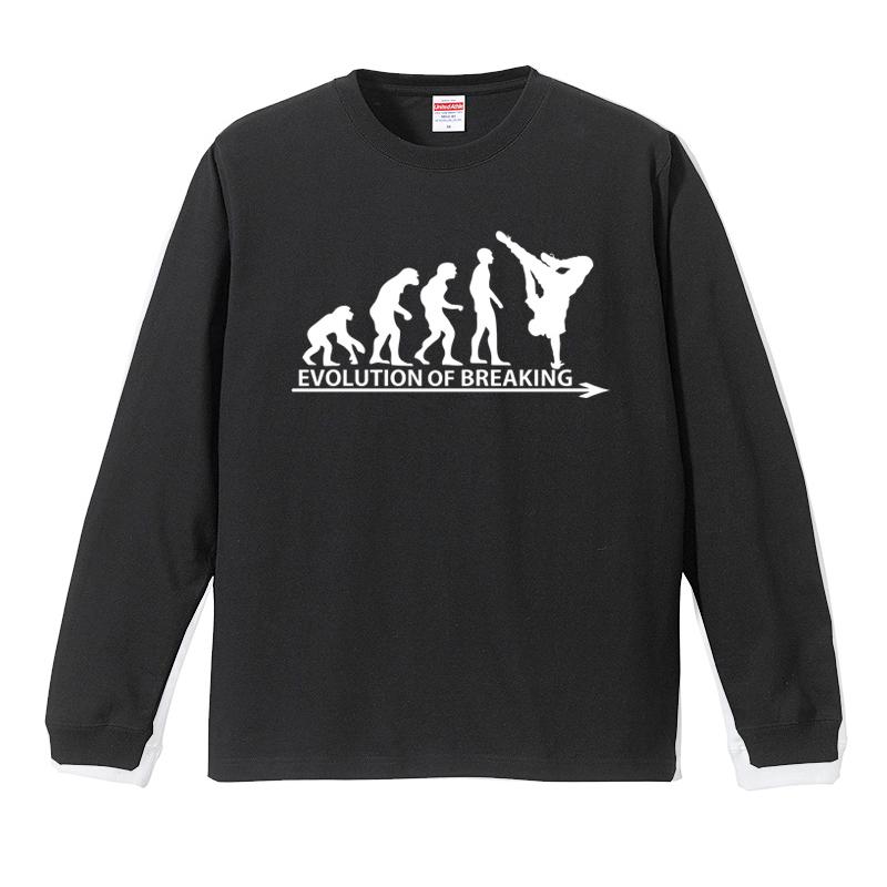 進化 EVOLUTION ロンT ロングTシャツ ブレイクダンス ブレイキン