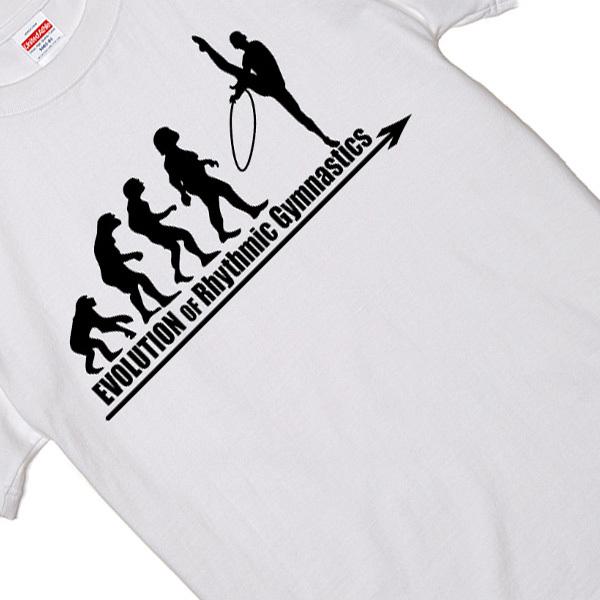 進化 Evolution Tシャツ 新体操 白 ライトベージュ 黒 スポーツ 体操 フープ 手具輪 Evo Taiso Day S Yahoo ショップ 通販 Yahoo ショッピング
