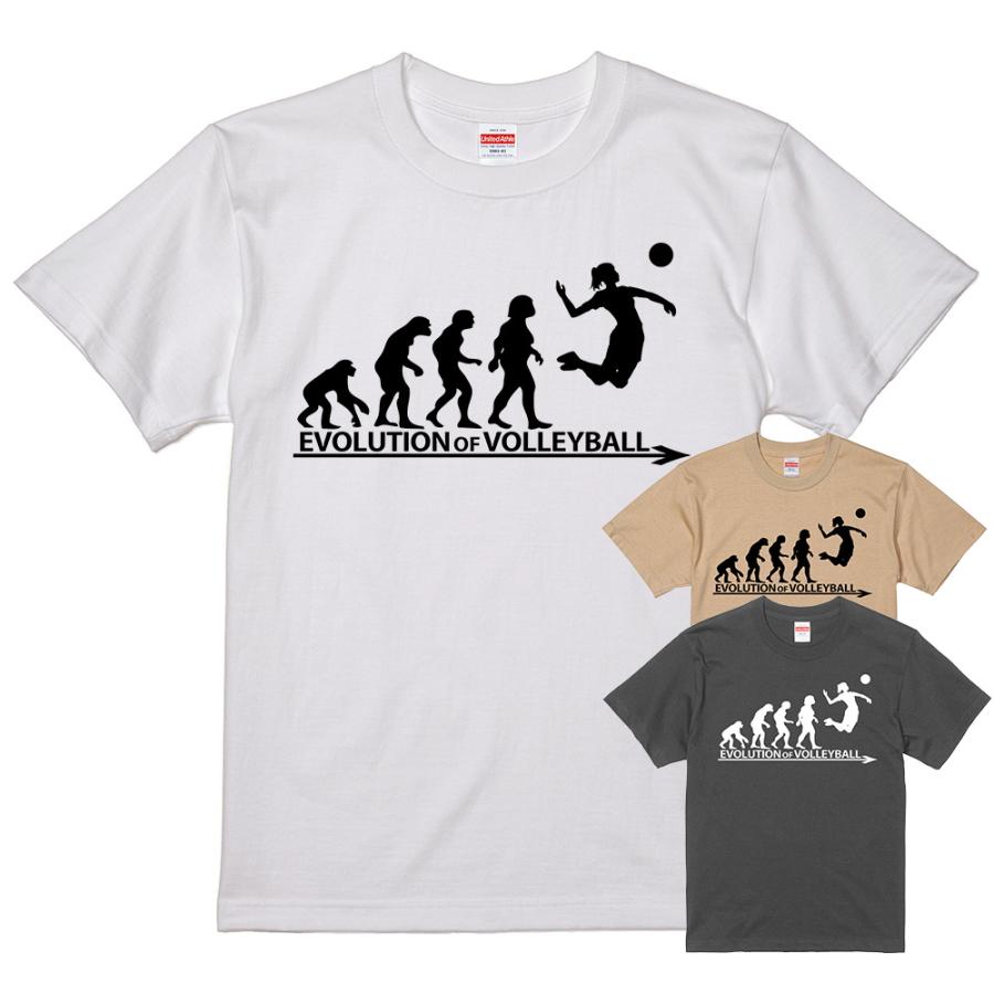 進化 EVOLUTION Tシャツ バレーボール 排球 女子バレー ( 白 ライト 