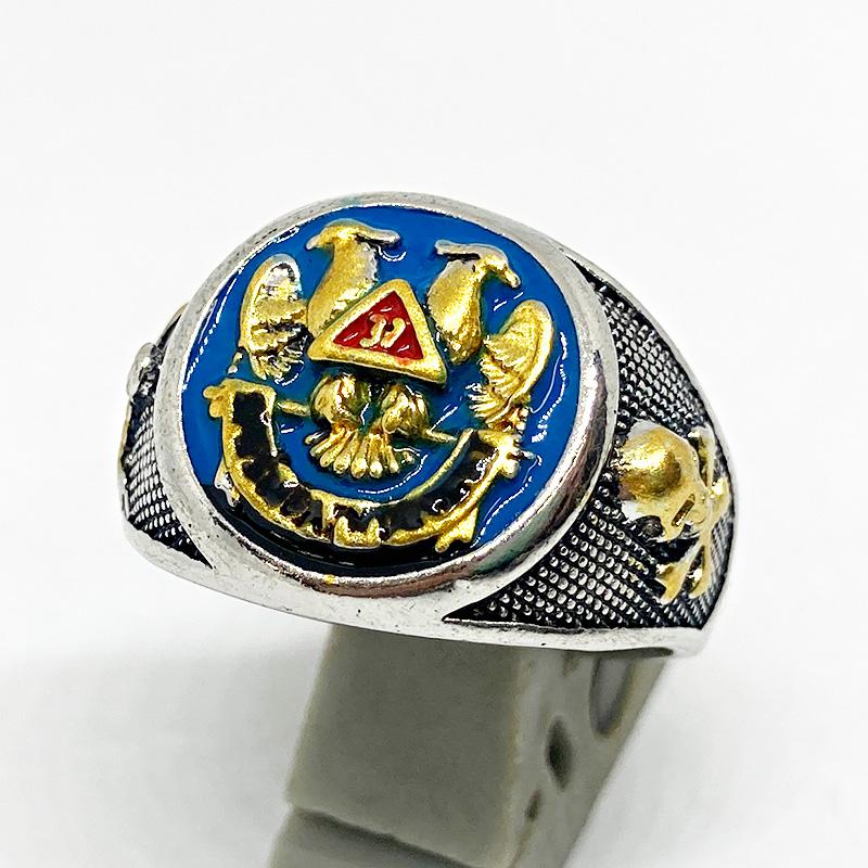 フリーメイソンのリング 超希少新品 フリーメーソン FREE MASON フリーメイソン カレッジ