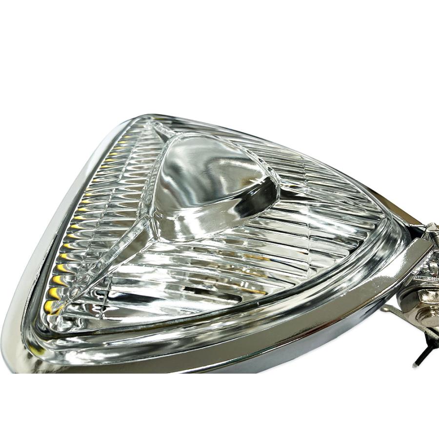 大型 5インチ 三角ヘッドライト トライアングルヘッドライト 1個