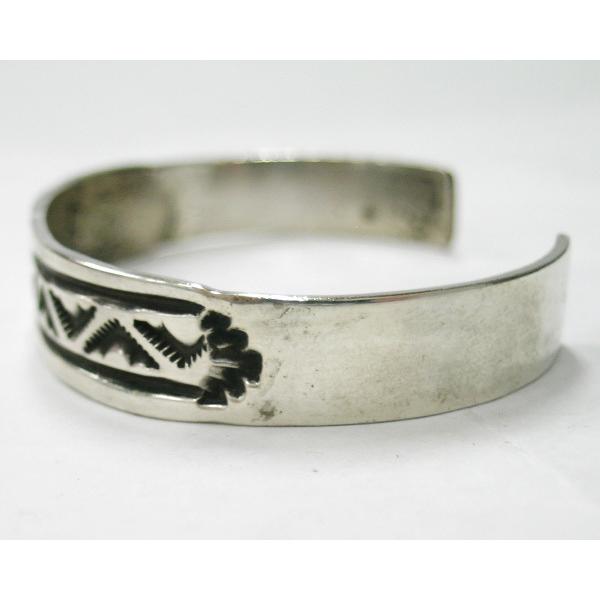 Mary KENNETH BILL シルバーバングル インディアン スタンプ 108