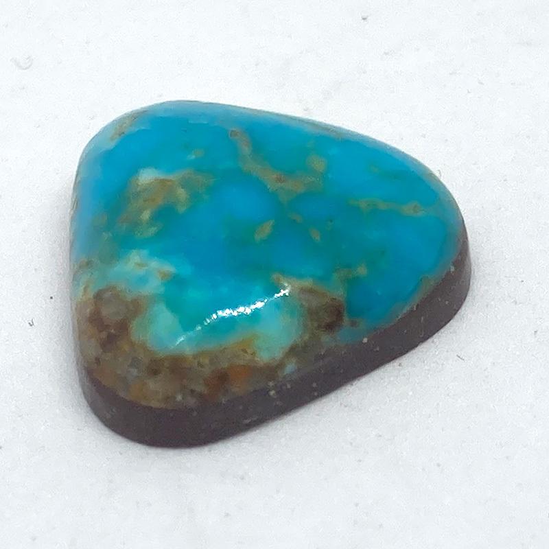 上質 キングマン ターコイズ カボション 11.5ct トルコ石 K24 ルース