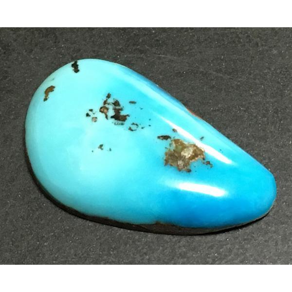 上質 キングマン ターコイズ カボション 17ct トルコ石 K8 ルース