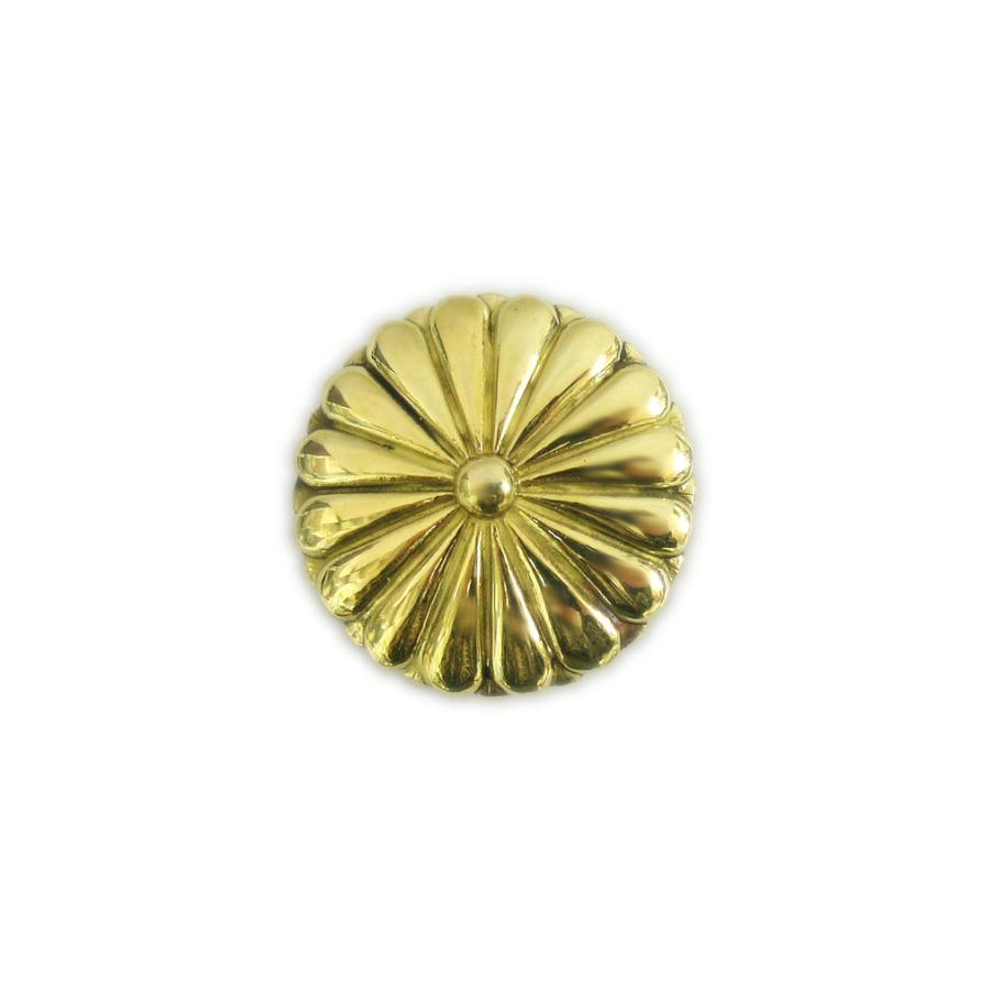 菊紋 真鍮製 コンチョ ボタン 大 直径30mm 金色 菊 ご紋 御紋 十 菊紋 真鍮製 コンチョ ボタン 大 直径30mm 金色 菊 ご紋 御紋 十