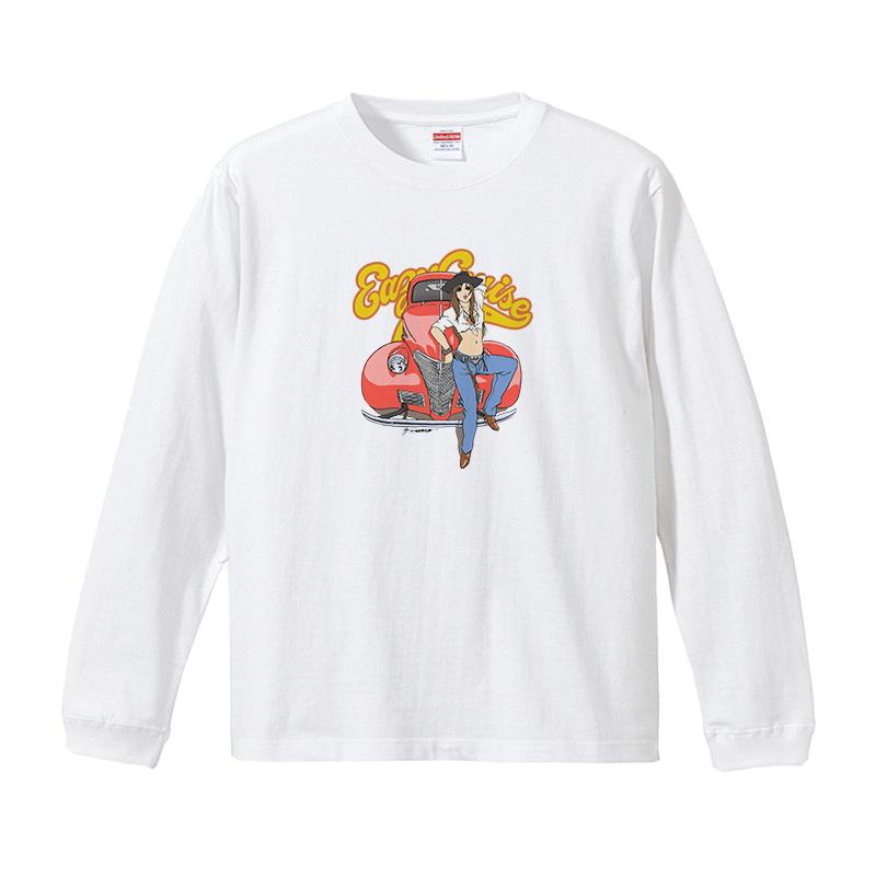 村田峻治 画伯 EASYCRUISEコラボ ロングTシャツ ロンT リブ付き 村田峻治 画伯 EASYCRUISEコラボ ロングTシャツ ロンT リブ付き