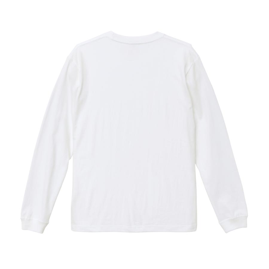 進化 EVOLUTION カーリング ロンT ロングTシャツ リブ付き 白 (S/M/L