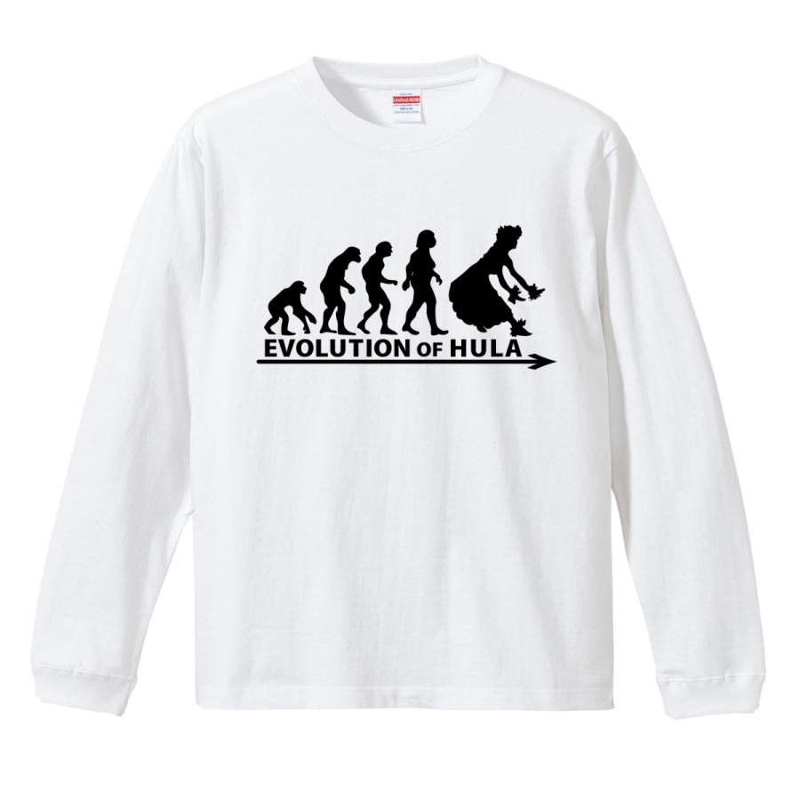 進化 EVOLUTION HULA フラガール フラダンス ロンT ロングTシャツ リブ