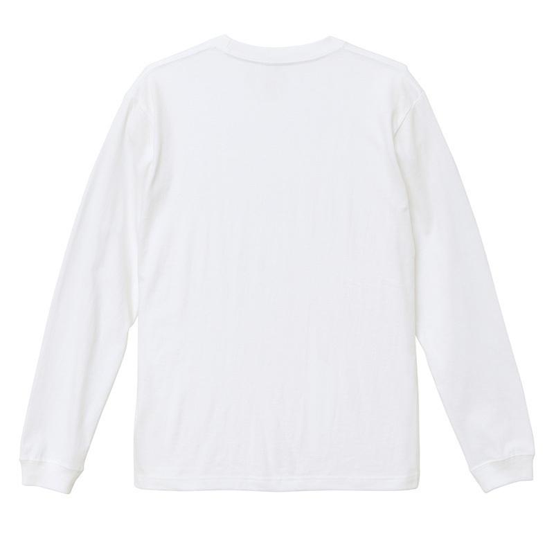 STP レーシング ロングTシャツ リブ付き 白 (S/M/L/XL) 長袖