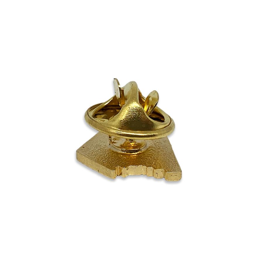 フリーメイソン ピンバッチ コンパス 定規 Gマーク ロッジ 金色 秘密