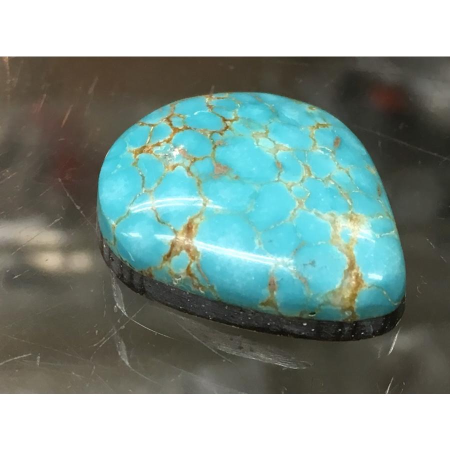 ナンバーエイト8 ターコイズ カボション 19.5ct (#8-44) ルース