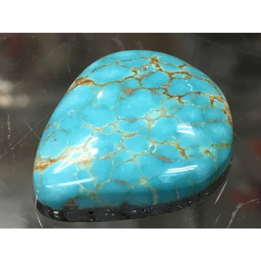 ナンバーエイト8 ターコイズ カボション 19.5ct (#8-44) ルース