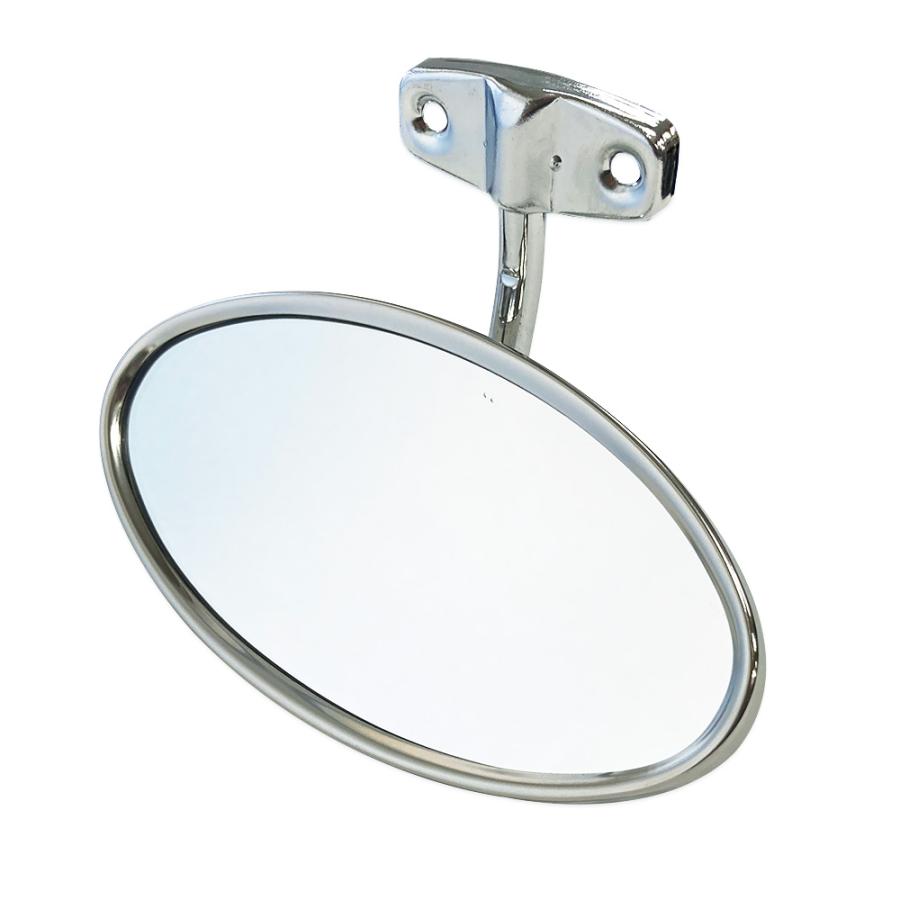 オーバル 楕円 室内 ルームミラー バックミラー クロームメッキ