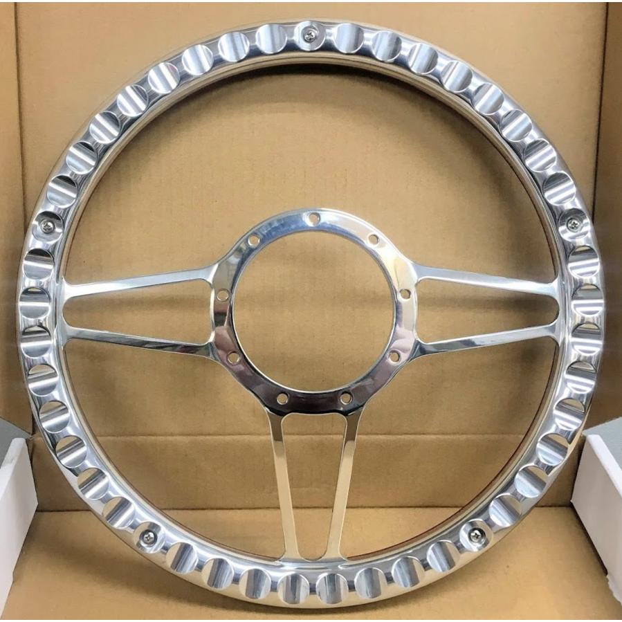 クラッシック ウッドステアリング 9穴 38φ 15インチ モトリタ レカラ クラッシック ウッドステアリング 9穴 38φ 15インチ モトリタ レカラ