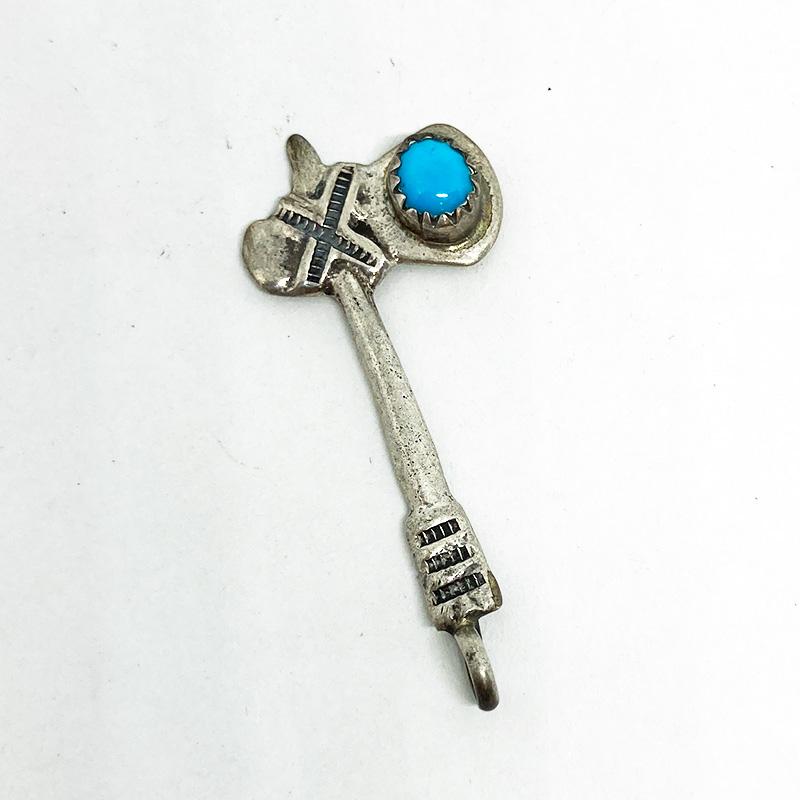 斧 オノ ペンダント トップ 40 ターコイズ シルバー925 斧 オノ ペンダント トップ 40 ターコイズ シルバー925