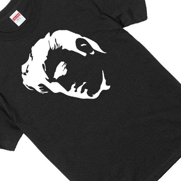 エルヴィス・プレスリーTシャツ エルビス プレスリー ? Tシャツ 1950s (白/ライトベージュ/黒) 2