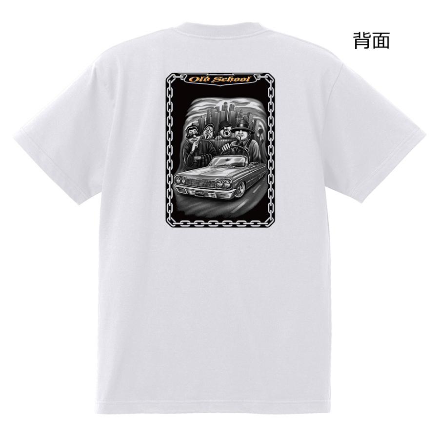 ローライダー HIPHOP系 Tシャツ 白 55 インパラ アメ車 ハイドロ