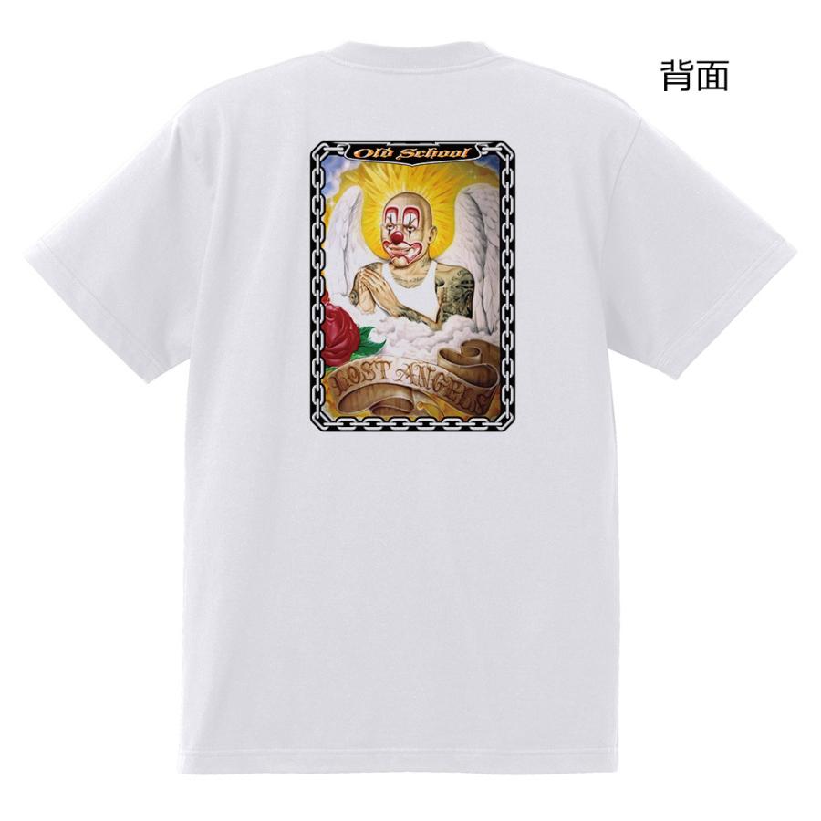 ローライダー HIPHOP系 Tシャツ 白 59 ピエロ ギャング メキシカン