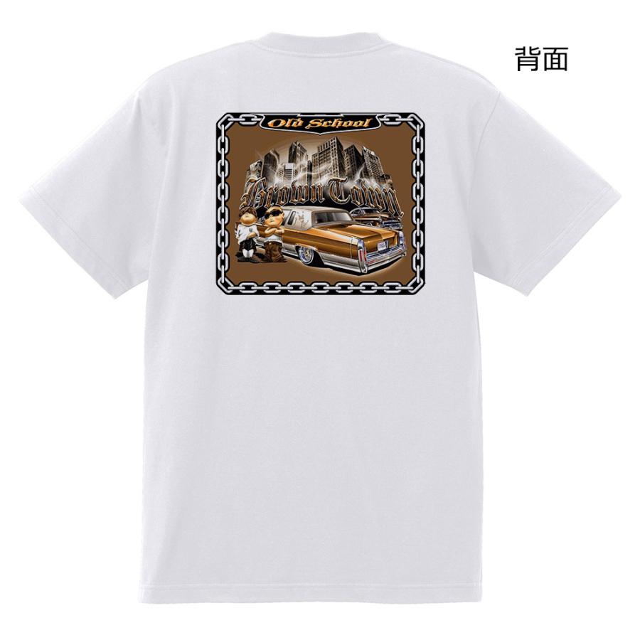 ローライダー HIPHOP系 Tシャツ 73 白 ギャング インパラ キャデラック 