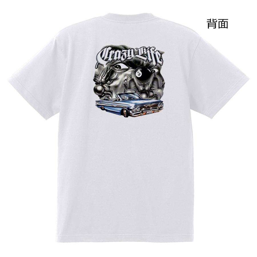 ローライダー HIPHOP系 Tシャツ 76 白 ギャング インパラ 1961