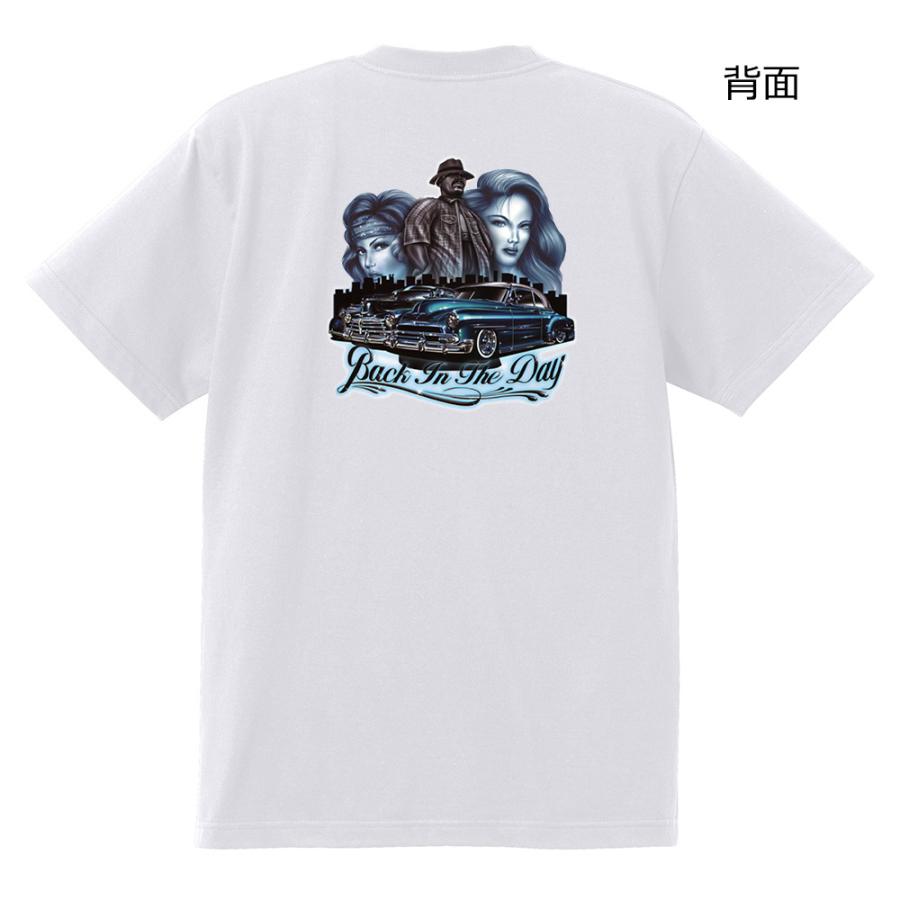 ローライダー HIPHOP系 Tシャツ 白 86 ミューラル シボレー ボム 
