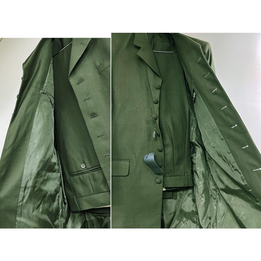 L7） ZOOT SUITS ズートスーツ オリーブ 緑系 濃カーキ系 38L32W