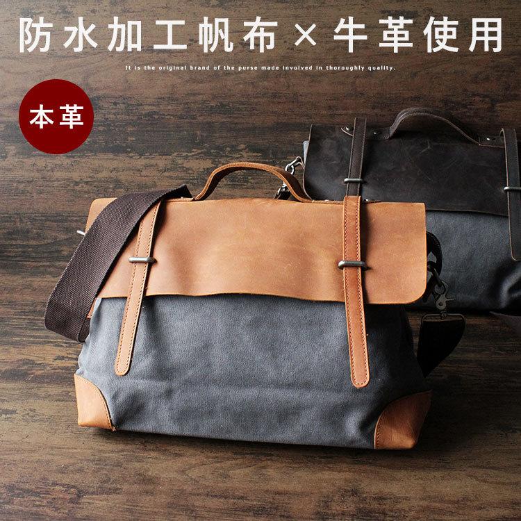 DAYSART ショルダーバッグ ハンドバッグ キャンバスバッグ メンズ  